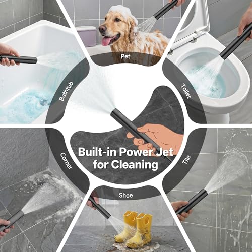 All Metal 10" Luxurious Rain Shower Head with Handheld Spray