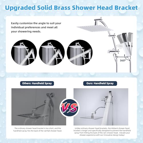 All Metal CUPC Certified 8'' Rainfall Shower Head