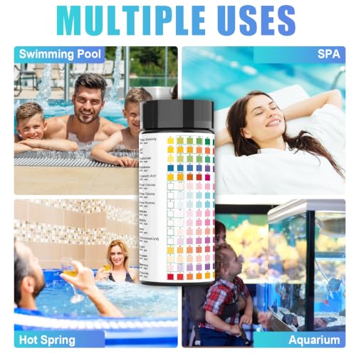 100 Strips 16 in 1 Well Water Testing Kits for Drinking Water