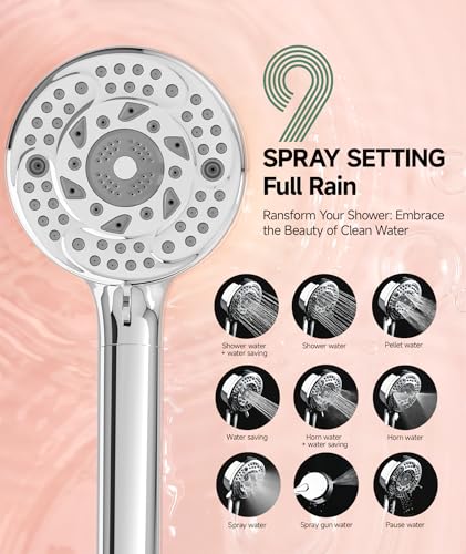Filtered Shower Head with Handheld