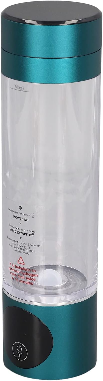 Pilipane Hydrogen Water Bottle, Water Lonizer, Portable Hydrogen Erich Water Bottle Generator, USB Rechargeable Hydrogen Generator, New Technology Ionize Glass Water, Alka line Water Ma