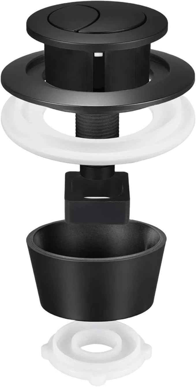 Toilet Push Button Replacement 2Pcs Dual Flush Push Button Toilet Cistern Replacement 20mm 40mm 50mm 60mm Aperture Push Button Toilet Flush Button Toilet Acc(Color06)
