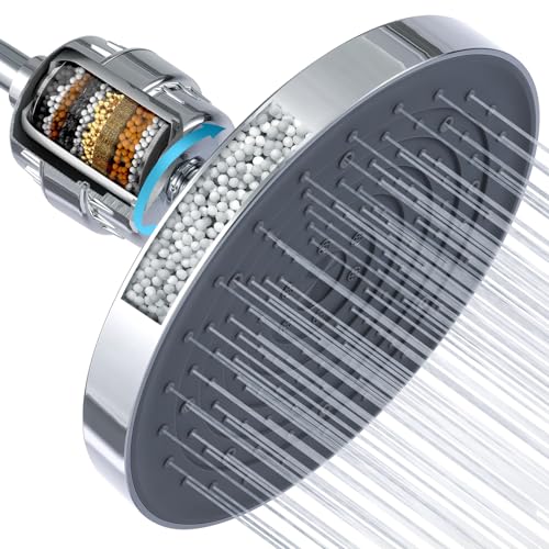 High Pressure Filtered Shower Head Combo with 15