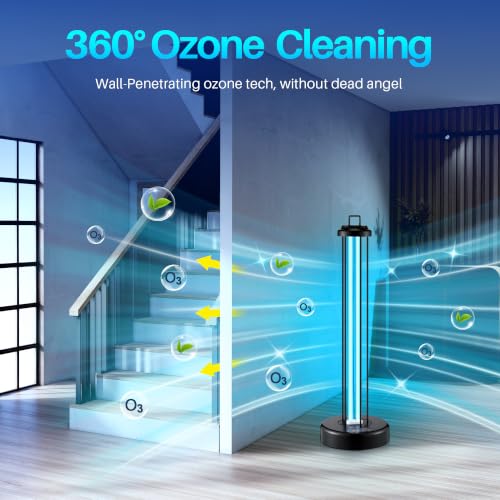 100W UV Light with Ozone Purifier for Room