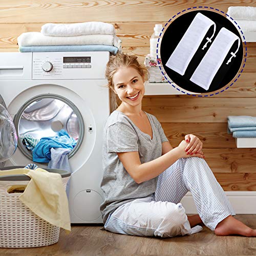 6 Pieces Lint Traps for Washing Machine Drain Hose Nylon Mesh