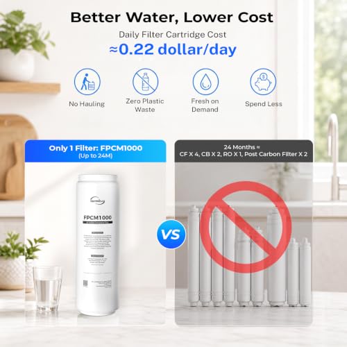 RO10001F Tankless Reverse Osmosis Water Filter