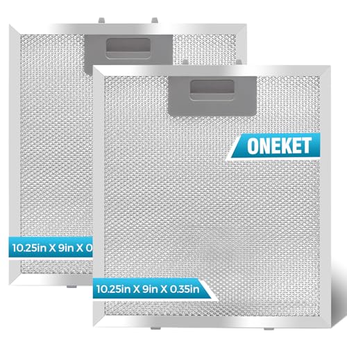 Range Hood Filter Replacement 10.25x9x0.35Inch (2 Count)