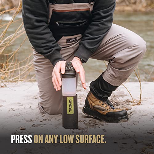 GeoPress 24 oz Water Purifier & Water Filter Bottle