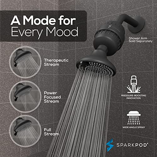 23 Stage Filtered Shower Head with 3 Spray Settings