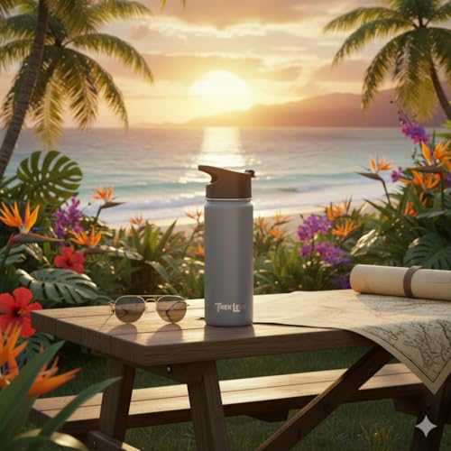 Travel Water Bottle with 3 Lids