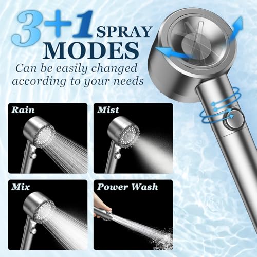 Filtered Shower Head with Handheld