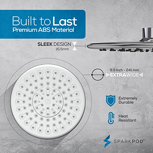 9.5 Inch Large Rain Shower Head