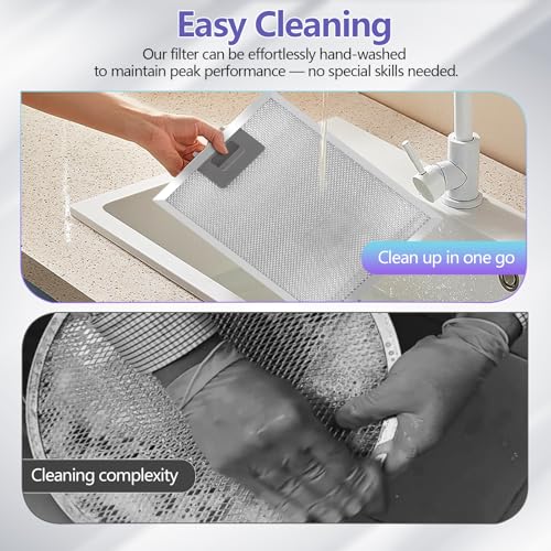 2 Pack S97018029 Range Hood Filter Replacement