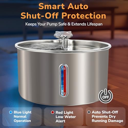 Stainless Steel Cat Water Fountain