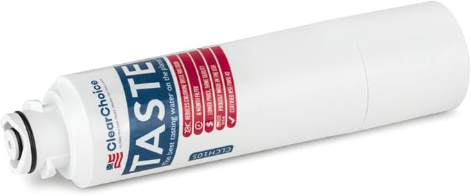 Clear Choice CLCH105 Replacement for DA29-00019A DA29-00020A DA29-00020B Refrigerator Water Filter Compatible with HAF-CIN HAF-CIN-EXP, NSF/ANSI 42 Certified, Box of 6, Made in the USA