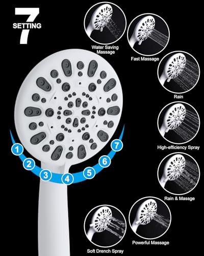 All Metal High Pressure Rainfall 10'' Shower Head with Handheld