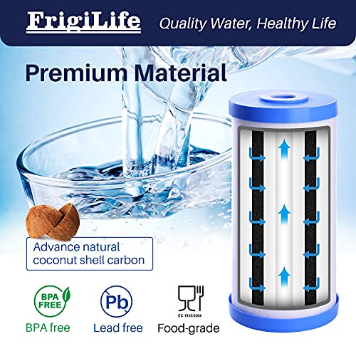 FXHTC 5 Micron 10" x 4.5" Whole House Sediment Activated Carbon Water Filter Replacement for GE FXHTC (3 Count)