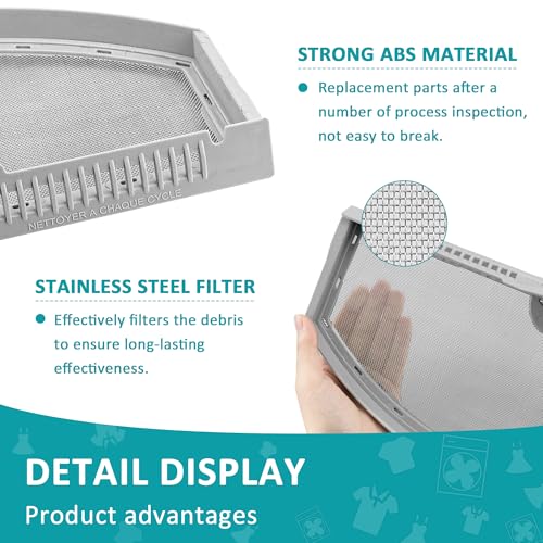 Dryer Lint Screen Replacement WE03X23881 Compatible for GE by Sikawai
