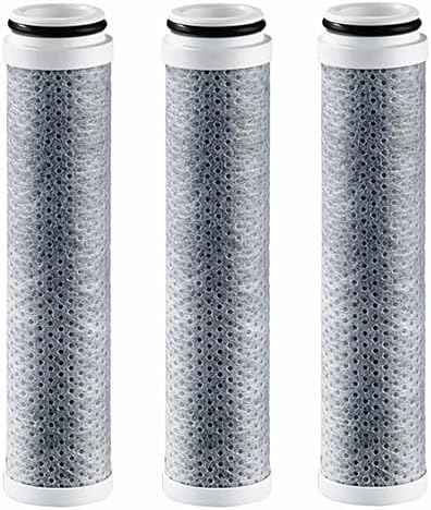 AWO 3 PACK Replacement Shower Filter Compatible with Cobbe Handheld Shower Head - 2.0 Carbon Showerhead Filter System,Water Softener Filters Beads for Hard Water Reduces Dry Itchy Skin,Remove Chlorine - AquaVibe