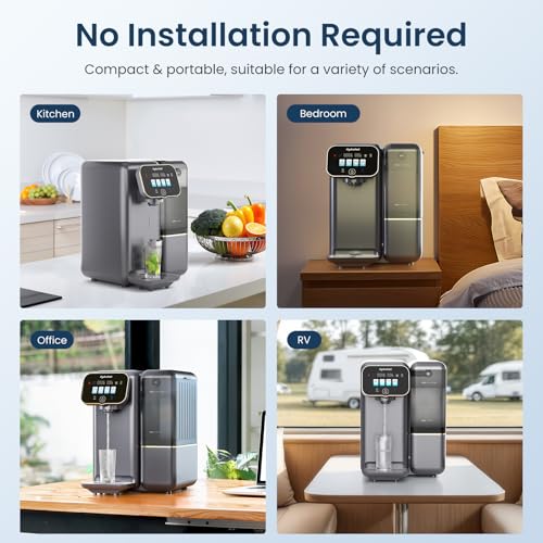 C100 Reverse Osmosis Water Filter Countertop with Cooling