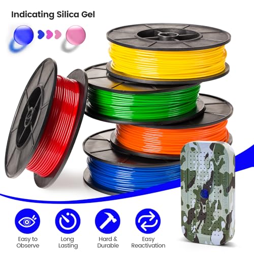 1 Pack Gun Safe Dehumidifier 40 Gram Reusable Indicating Silica Gel Desiccant Canister