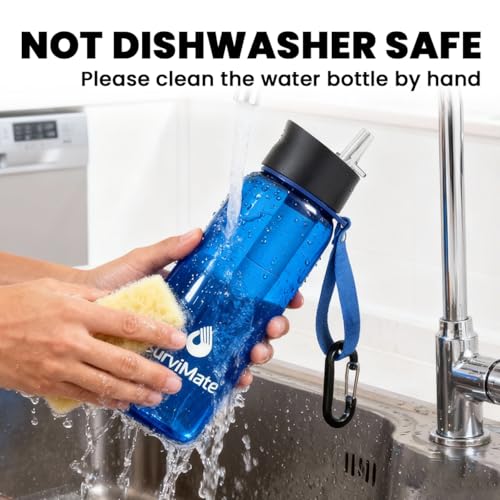 Purified Water Bottle for Camping (2 Count)