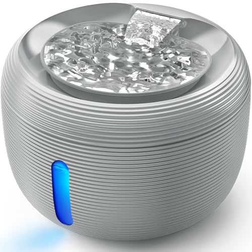 3.5L 118oz Large Capacity Cat Water Fountain for Cats Indoor