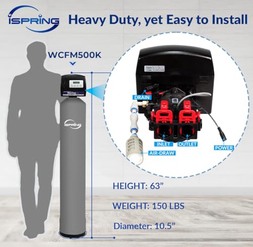 WCFM500K Whole House Water Filtration System for Iron