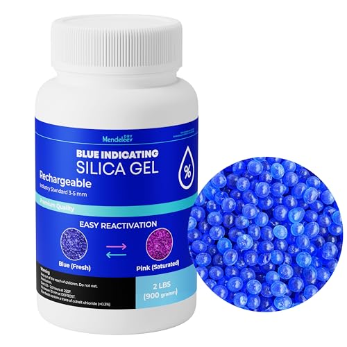 2 LB Blue Silica Gel Desiccant Beads