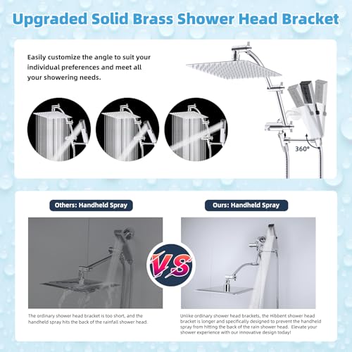 All Metal CUPC Certified 10'' Rain Shower Head