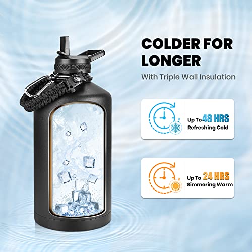 One Gallon Water Bottle Insulated 128 oz
