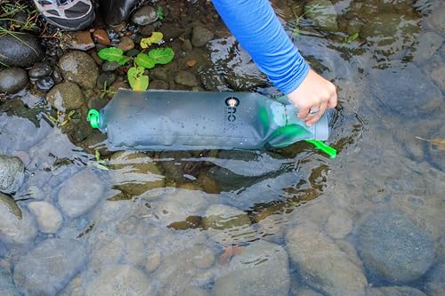 VectoX Extra Durable Water Collection and Filtration Bag 3L Green