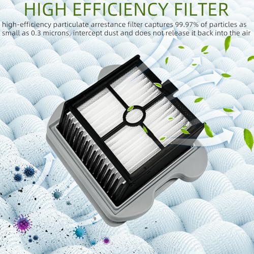Brush Roller and Filters Replacement Parts for Roborock Dyad Pro (7 Count)