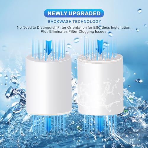 4 Pack 20 Stage Upgraded Shower Filter Replacement Cartridge