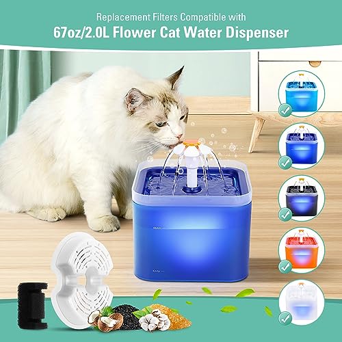 4 Pack Replacement Filters & Pump Sponges for 67oz