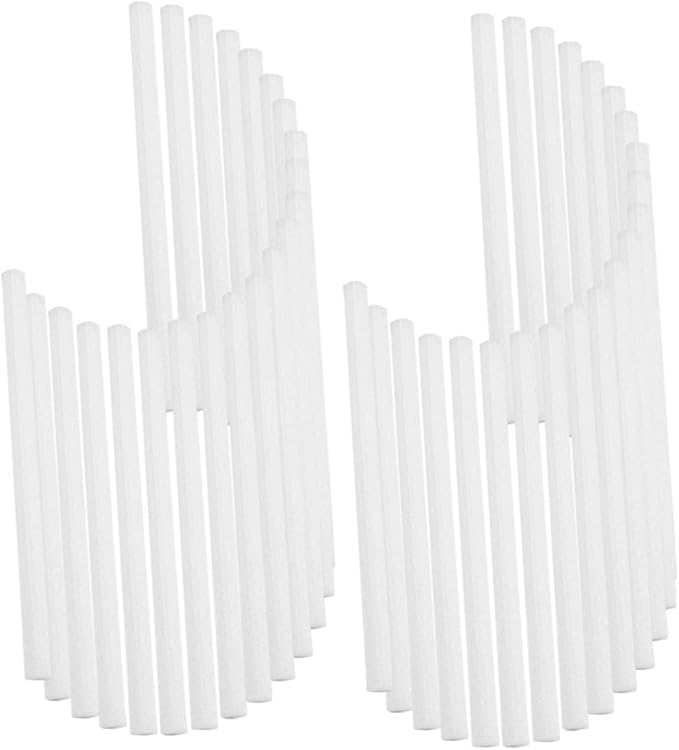PRETYZOOM 100pcs Diffuser Sticks Replacement Humidifier Wands for Fragrance Diffusion Unique Design for Comfortable and Even Humidity Distribution Material - AquaVibe