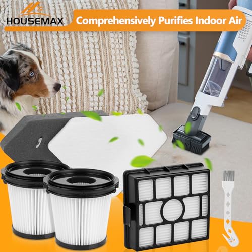 BU3521 HEPA Filter Replacement for Shark Cordless Stick Vacuum (5 Count)