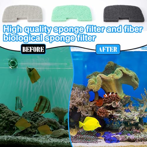 52 Pcs Replacement Filter Media Kit Compatible with Fluval 106 (52 Count)