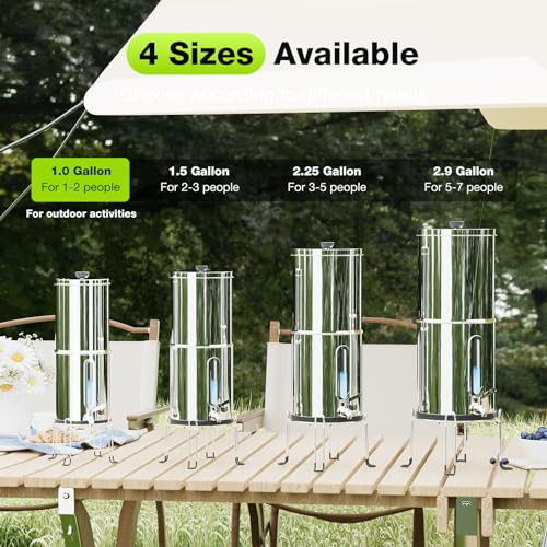 1.0 Gallon Portable Gravity Water Filter System