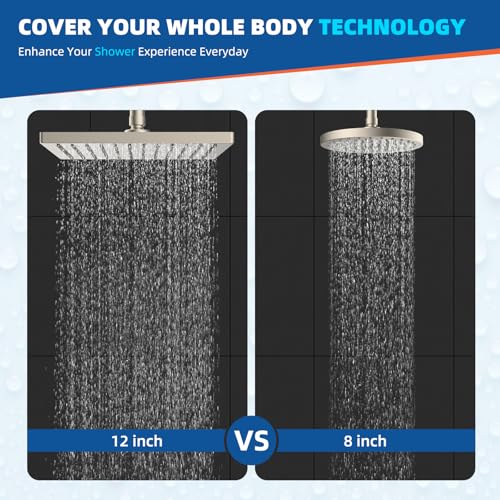 cUPC Certified High Pressure 12'' Rain Shower Head