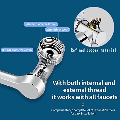 1080° Rotating Filter Faucet Extender