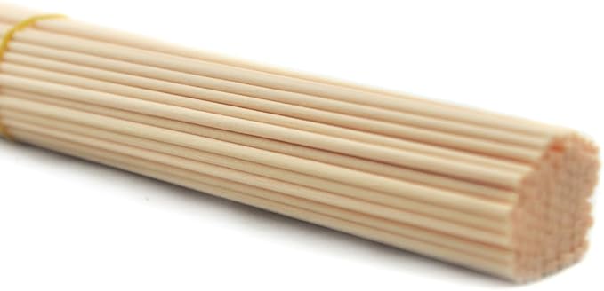 50 Pieces Fiber Reed Diffuser Replacement Refill Sticks for Aroma Fragrance (Beige, 12