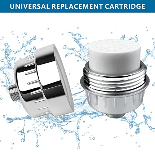 2 Pack 18 Stage Shower Filtered Cartridges