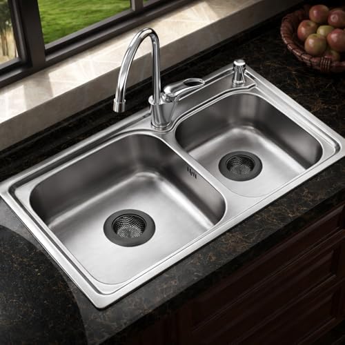 2 Pcs Sink Strainer for Most Kitchen Sink Drain Basket (2 Count)