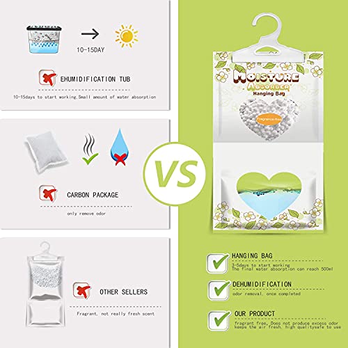 16 Pack Moisture Absorber Hanging Bags (16 Count)