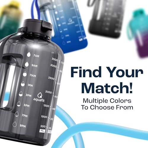 1 Gallon Water Bottle with Time Marker