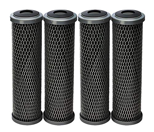 SCWH 5 Whole House Water Filter Cartridges Standard Duty Carbon Replacement Filter Reduces Sediment Rust Scale & Dirt for Clean Drinking Water or for Cooking 15000 Gallons 2 Count (4 Count)
