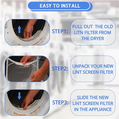 ADQ56656401 Dryer Lint Filter Screen Trap Replacement For LG DLEX4370K