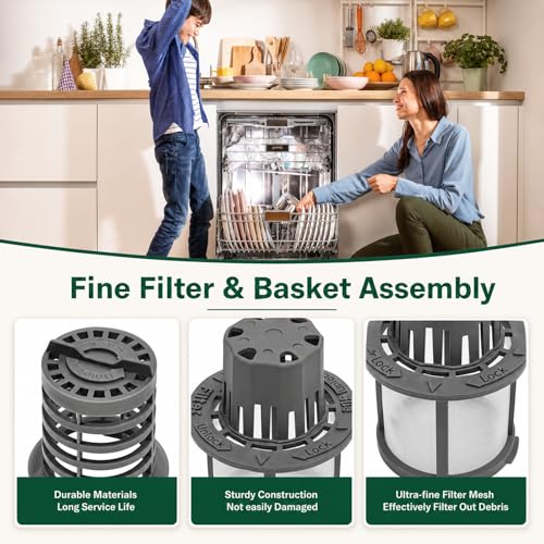 WD12X25995 Dishwasher Ultra Fine Filter and Basket Assembly PS16217023 Part