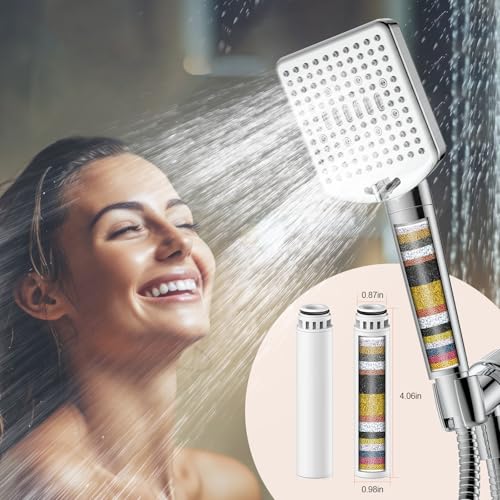 Shower Filter Replacement Cartridge for Handheld Shower Head (2 Count)